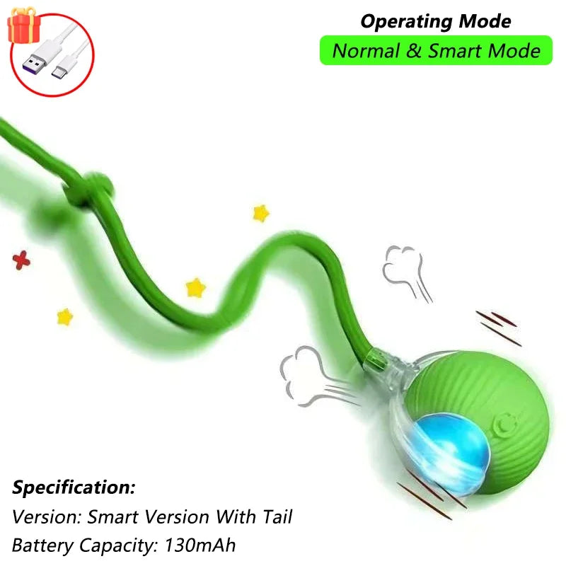 Cat Interactive Ball Toy, Intelligent Mouse for Cat