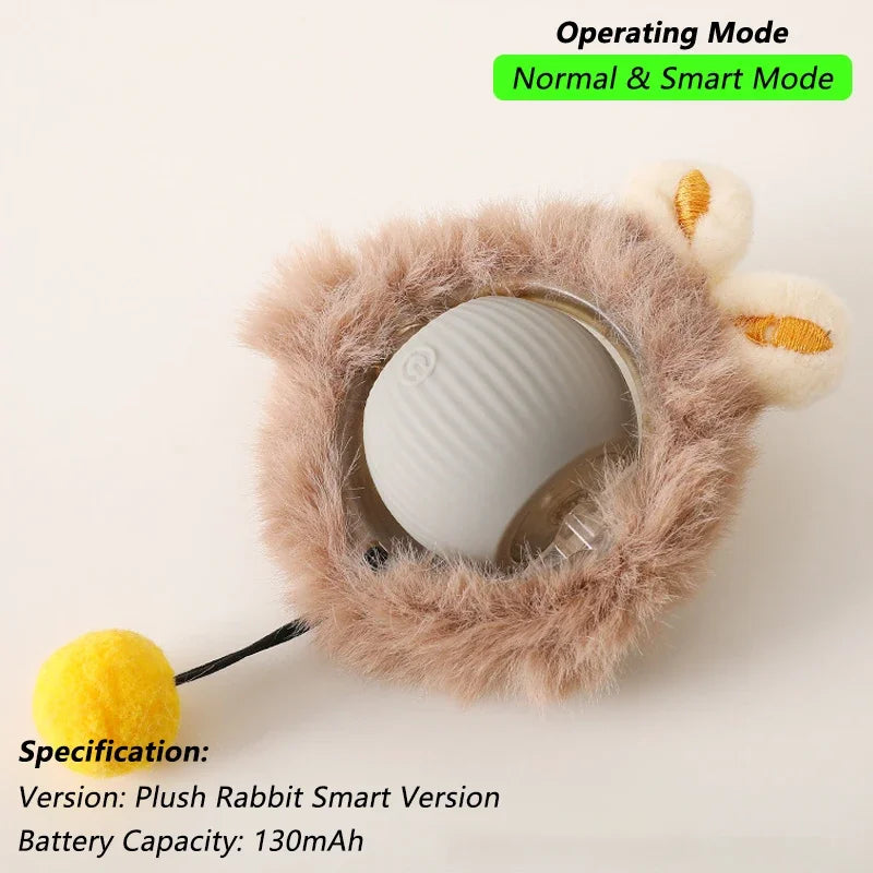 Cat Interactive Ball Toy, Intelligent Mouse for Cat