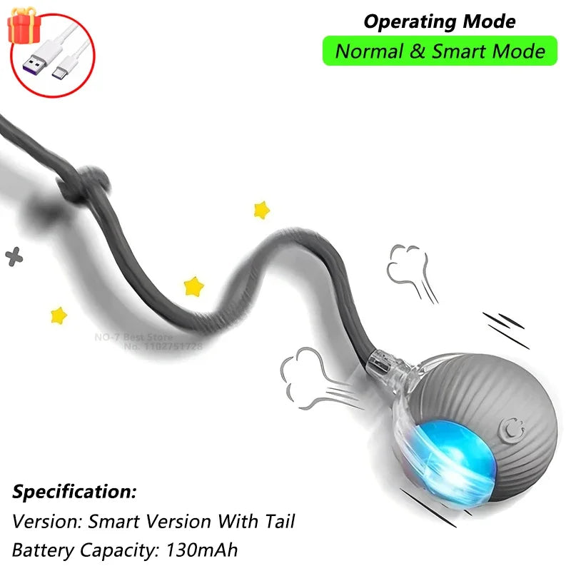 Cat Interactive Ball Toy, Intelligent Mouse for Cat