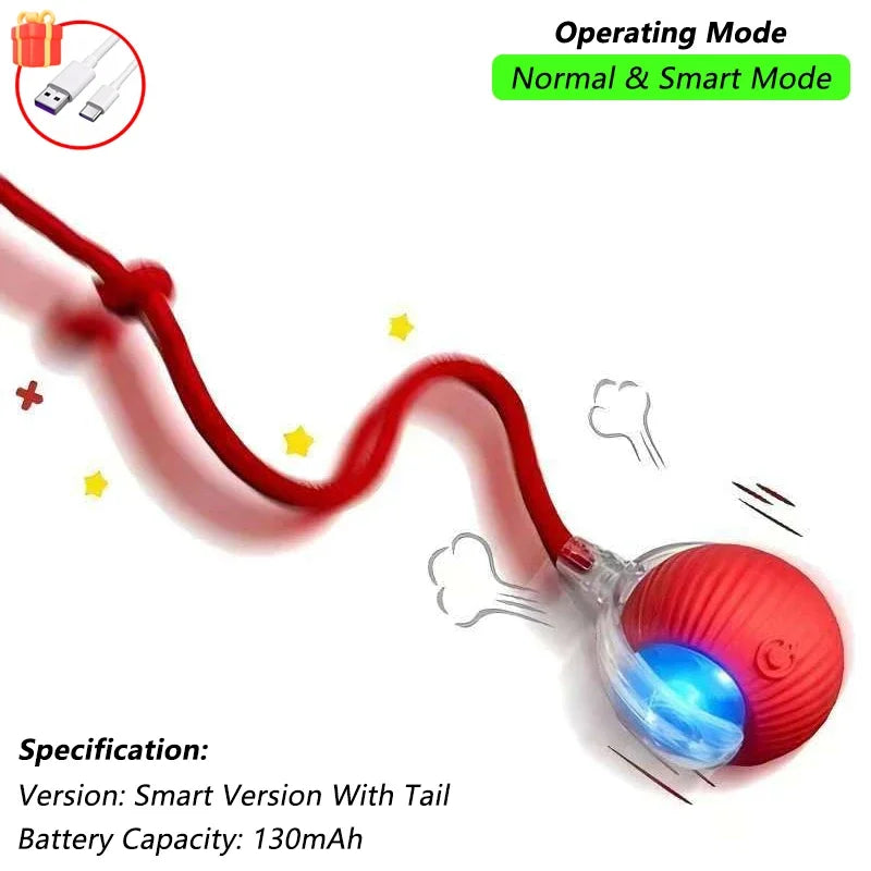 Cat Interactive Ball Toy, Intelligent Mouse for Cat