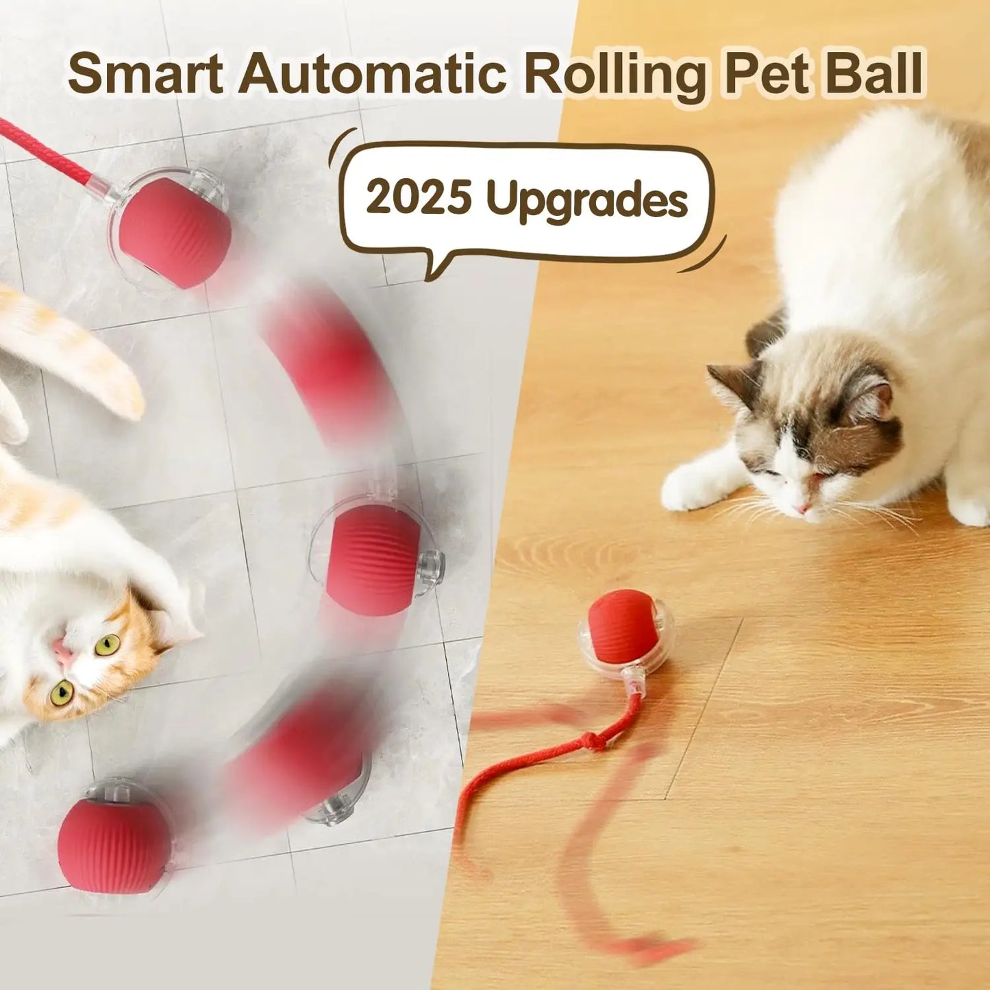 Cat Interactive Ball Toy, Intelligent Mouse for Cat