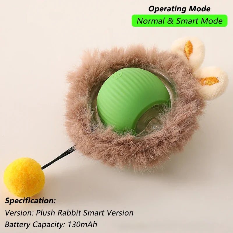 Cat Interactive Ball Toy, Intelligent Mouse for Cat